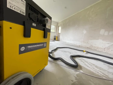 Trocknungsgerät im Einsatz